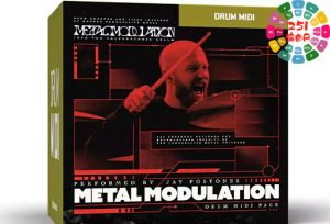 Toontrack 打击乐金属MIDI素材包 Toontrack Metal Modulation MiDi-251编曲网
