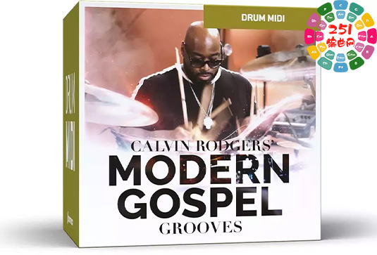 现代打击乐MIDI素材包 Toontrack Modern Gospel Grooves MIDI-251编曲网