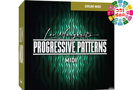 渐进金属鼓手MIDI素材包 Toontrack Progressive Patterns MIDI-251编曲网
