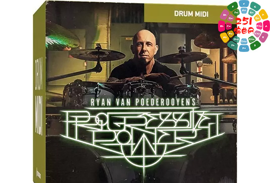 Toontrack 打击乐力量MIDI素材包 Toontrack Progressive Power MIDI-251编曲网