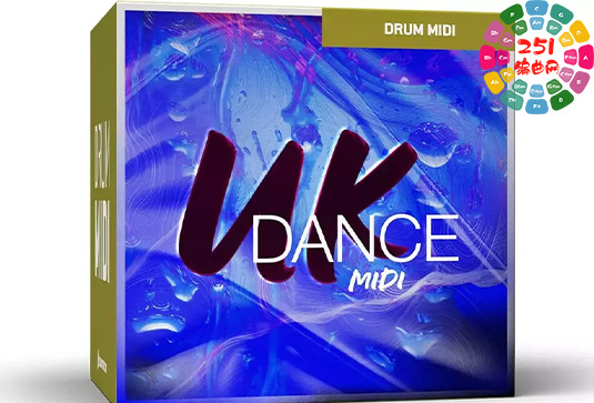 英国舞曲鼓组MIDI素材包 Toontrack UK Dance MIDI-251编曲网