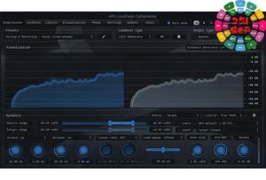 实时等响度滤波器 APU Software Loudness Contour v4.6.1-251编曲网