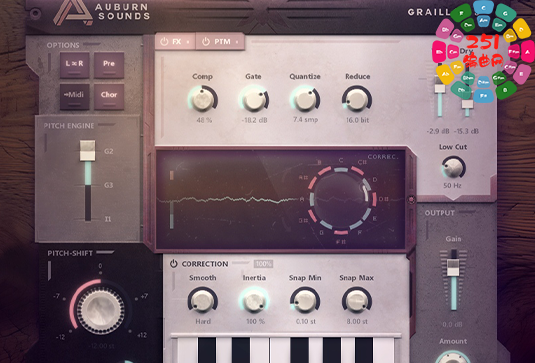 音调校准工具 Auburn Sounds Graillon v3.2.0-251编曲网