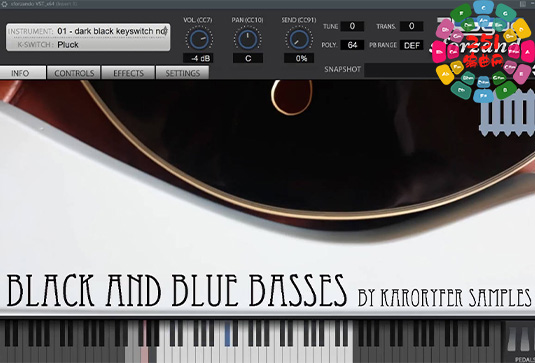 黑蓝贝斯音源 Black And Blue Basses-251编曲网