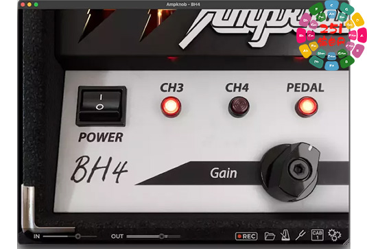 吉他金属经典音箱 Bogren Digital Ampknob BH4 v1.0.128 U2B Mac-251编曲网