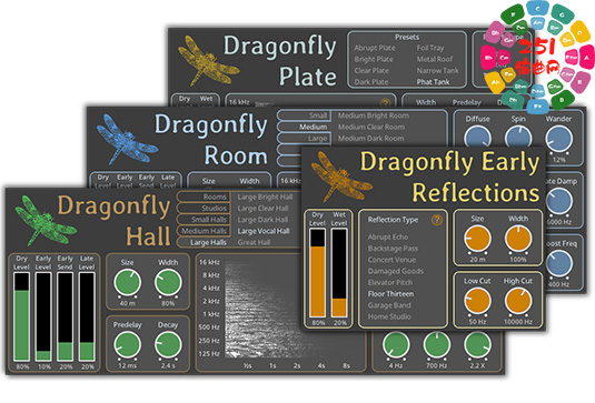 蜻蜓混响 Dragonfly Reverb v3.2.10-251编曲网