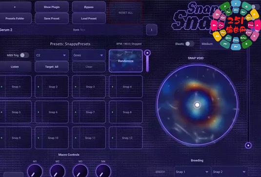 现场演出和声音设计管理器 Electric Smudge SnappySnap v1.0.0 Win-251编曲网