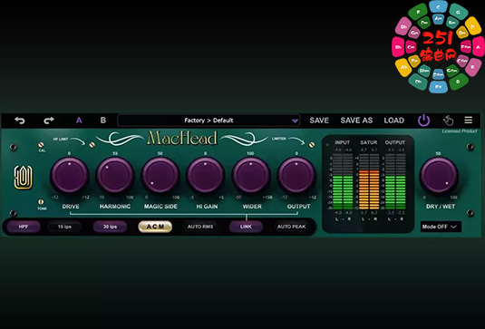 混音及母带处理工具 GARUC Audio MacHead v1.0.0 Mac-251编曲网