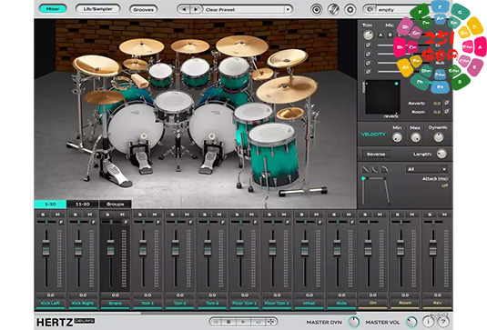 赫兹鼓 Hertz Instruments Hertz Drums v2.0.11 Win-251编曲网
