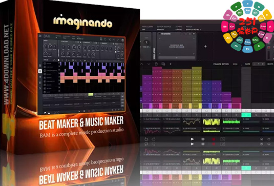 节奏合成器 Imaginando BAM v1.5.4 Win-251编曲网
