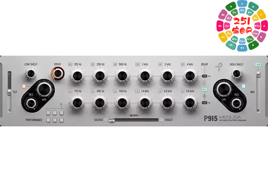 固定滤波器组 Pulsar Modular P915 Medusa v2.0.2-251编曲网