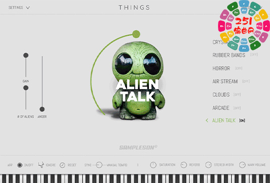 直观的合成器音色 Sampleson Things Intuitive Synthesizer v1.0.3-251编曲网