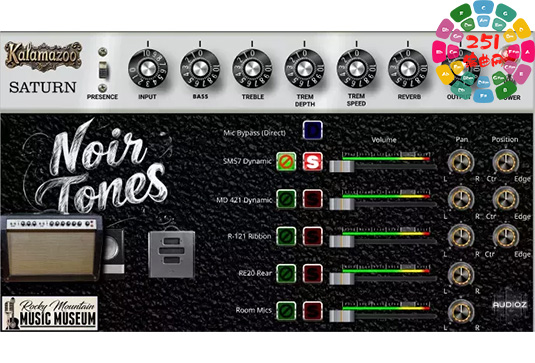 经典音箱 Sonatura Audio Amp Sim Noir Tones v1.1.11 Mac-251编曲网