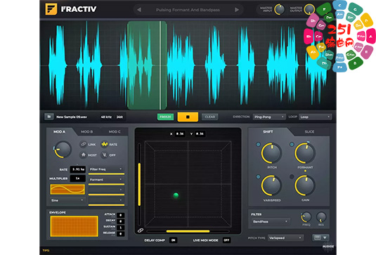 新型粒子合成声音设计插件 Sync Audio Fractiv v1.1.0 Mac-251编曲网