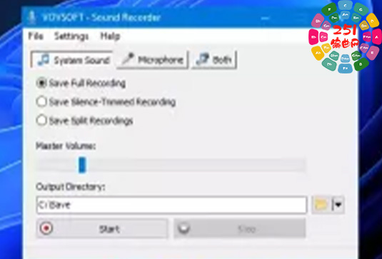 内录音频软件 VovSoft Sound Recorder v3.3.0 Win-251编曲网