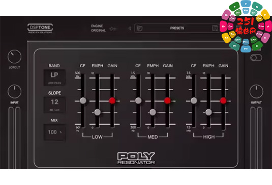 共振器 DSPTone POLYRESONATOR v1.0.3 Mac-251编曲网