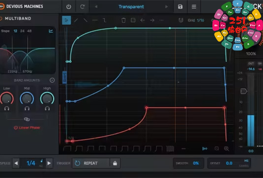 侧链压缩与音量塑形插件 Devious Machines Duck v2.0.30-251编曲网