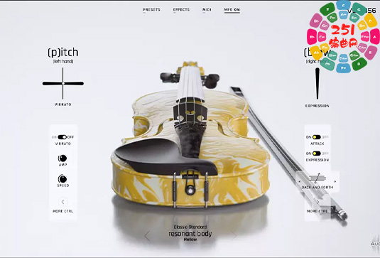 MPE物理建模弦乐合集 Expressive E Soliste v1.0.3 U2B Mac GUISEPPE-251编曲网