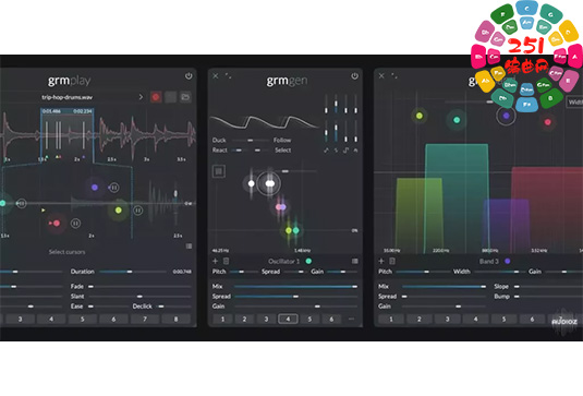 声音设计工具 GRM Tools Atelier v1.0.2 U2B Mac-251编曲网