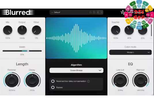 双向混响插件 Linear Sounds Blurred v1.1.3-251编曲网