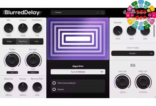 延迟效果器 Linear Sounds BlurredDelay v1.1.3-251编曲网