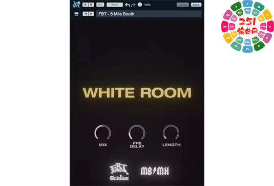 混响效果 Metric Halo Make Believe White Room v4.1.0.264-251编曲网