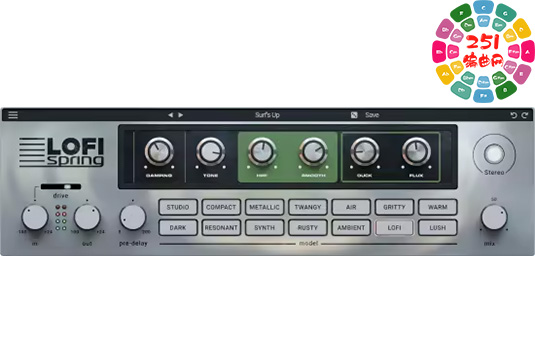 复古弹簧混响 Wave Alchemy Lofi Spring v1.0.0 Mac-251编曲网